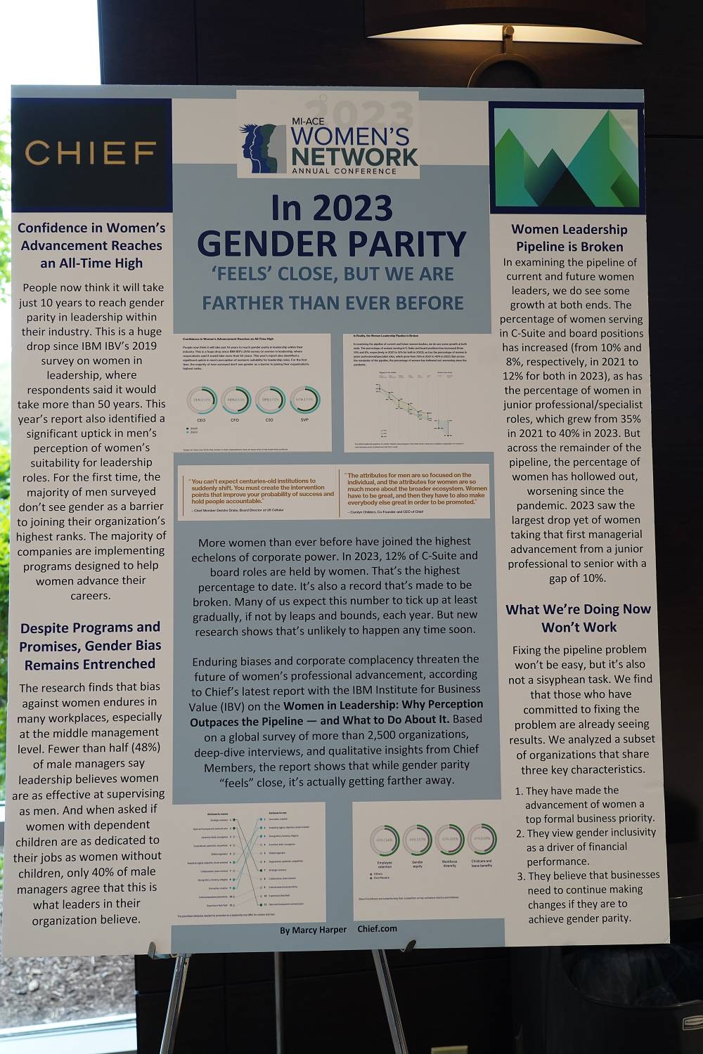 MI ACE Conference Day 1 Poster In 2023 Gender Party